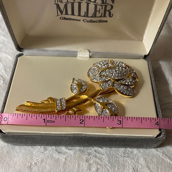 Nolan Miller Gold and Silver Sparkling Brooch - Picture 6 of 7